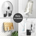 thumbnail image 3 of Support Multifonction Sans Perçage pour Essuie-Tout, Support de Rangement Suspendu, Accouplement pour Salle de Bain, Cuisine, Sac de Rangement pour Couette, Sacs de Rangement, Contenant de Rangement, Sac de Rangement Transparent, Se Plie pour le Rangement, Rangement sous le Véhicule Récréatif, 3 of 4