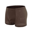 thumbnail image 1 of Long Leg Boxer Briefs for Men Athletic Swim Trunks Ice Silk Mesh Breathable Elastic Waist Solid Color Underwear, 1 of 2