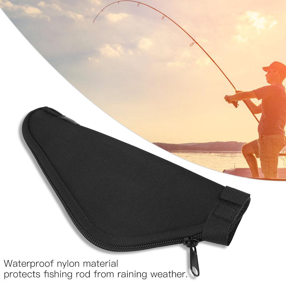 Fyydes Étui de Rangement pour Pointe de Canne à Pêche, Couvercle de Pointe en Nylon Durable Imperméable Protection de Pointe de Canne à Pêche