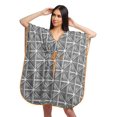 thumbnail image 1 of Moomaya Robe Courte de Caftan de Plage, Robe de Couverture Imprimée, Kaftan pour Femmes, Tenue de Plage, Couverture, 1 of 4