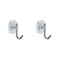 thumbnail image 3 of maskred Multi-purpose Acrylic Luxury Wall Hook Strong Bearing Capacity Suitable For All Settings silver 2Set, 3 of 6