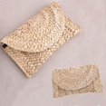 thumbnail image 2 of CHOK Summer Bohemia Handmade Rattan Woven Handbag Straw Knitted Messenger Bag, 2 of 5