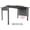 Gris, variante sur APEX GARDEN Toile de Rechange pour Auvent de Pergola (Taille : 80 Pouces x 206 Pouces)