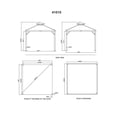thumbnail image 3 of Yosemite Gazebo Aluminum Frame Wood Finish 10 x 10, 3 of 9