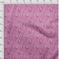 thumbnail image 4 of oneOone Cotton Cambric Pink Fabric Abstracts Craft Projects Decor Fabric Printed By The Yard 42 Inch Wide, 4 of 5