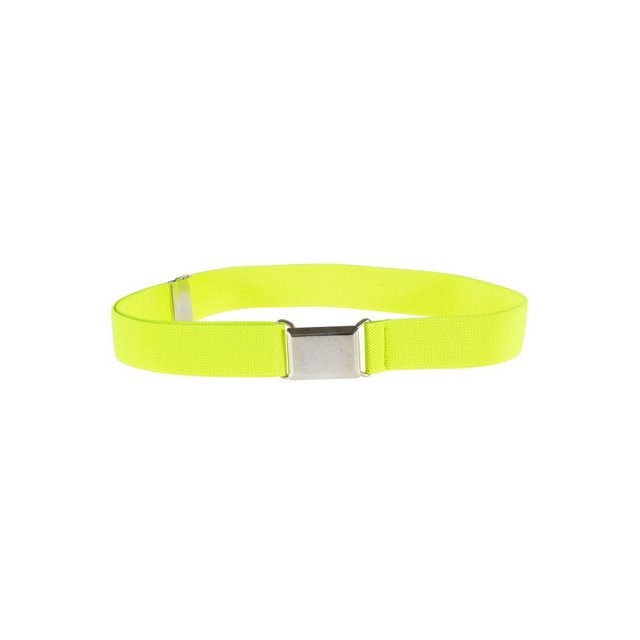 1 Ensemble Ceinture Élastique Simple pour Enfants Garçons Boucle Ajustable Taille Extensible Réutilisable Lavable Jeans Accessoires de Vêtements Vert Fluorescent