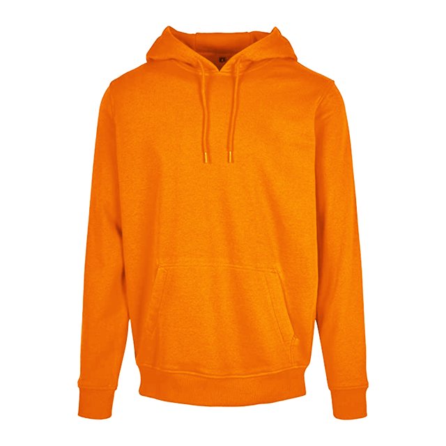 Build Your Brand Mens Heavy Pullover Hoodie