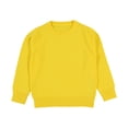 thumbnail image 1 of RXIRUCGD Boys And Girls Solid Color Sweater Pullover Knitted Sweater Candy Base Sweater( Yellow, Size:4-5 Years ), 1 of 2