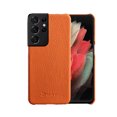 thumbnail image 3 of Genuine Leather Case for Samsung Fashion Leather Shell, Intellectual Coffee S20, 3 of 3