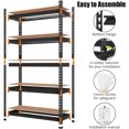 thumbnail image 3 of Heavy Duty Storage Shelves 5-Tier Adjustable Metal Rack - 48”D x 18”W x 72”H Garage Shelving Unit with 1500LB Capacity, Bolt-Free Assembly, 3 of 6
