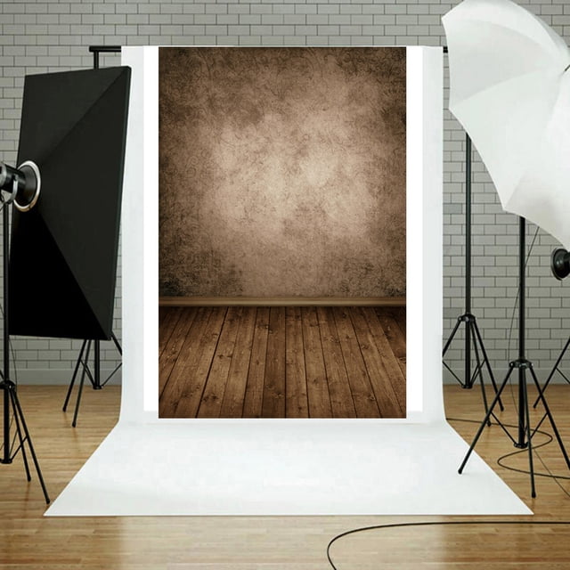Agiferg Vinyl Wood Wall Floor Photography Studio Prop Backdrop Background 3x5FT E
