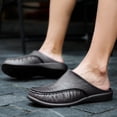 thumbnail image 4 of jovati Fashion Mens Stylish Comfortable Soft Bottom Non-slip Outdoor Indoor Slippers, 4 of 9
