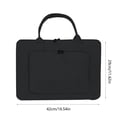 thumbnail image 4 of Felt Laptop Sleeve Large Capacity Storage Bag for 15 Inch Devices Office Use 1pc, 4 of 6