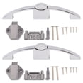 thumbnail image 2 of 2 Set Push Button Latch Cabinet Lock Cupboard Knob Latch Lock With Handle For Yachts,  Drawers, Boat Tables, Wardrobes, Wardrobe Doors, Wall Cabinets, 2 of 8