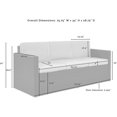 thumbnail image 5 of Afuera Living Wicker Patio Sofa in Brown and Sand, 5 of 5