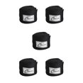 thumbnail image 1 of Transemion Boxing Bandages Cotton Kick Hand Wraps Sweat -absorbing Gym Sports Training Bandages Black 5Set, 1 of 6
