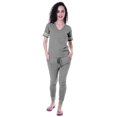 thumbnail image 1 of Moomaya Ensemble de Nuit Simple pour Femmes avec Pyjama en Coton 2 Pcs Chemises de Nuit-7lc, 1 of 7