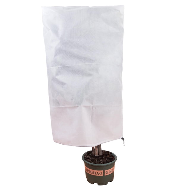 Clearance! Thermal Cover, Plants, Protective Cover, Non-woven Fabric, Drawstring Type, Winter, Cold Protection, Insulation, Snowproof, Windproof Liquidation Pallet Sale Items Today #55