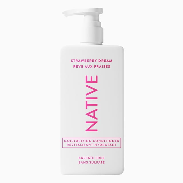 Native Moisturizing Conditioner, Silicone and Sulfate Free, Strawberry Dream, 487 mL