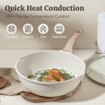 thumbnail image 4 of 7Pcs Pots and Pans Set Nonstick Kitchen Stackable Aluminum Pans, 4 of 5
