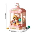 thumbnail image 3 of Noehoiugi Machine à Griffes pour Enfants, Console de Jeu d'Arcade Électronique Musicale avec Son Réglable, Cadeau de Noël et d'Anniversaire pour Enfants, Comprend des Mini Jouets et 5 Pcs de Jeu, 3 of 6