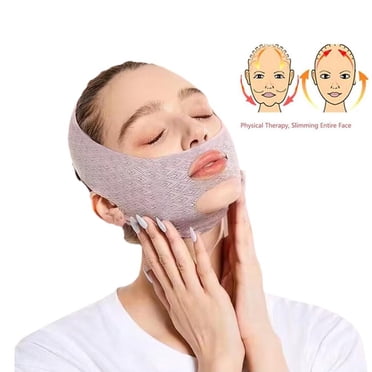 Masque Lift-Up Mince à Ligne en V pour le Visage, Double Menton, Bande Réductrice des Joues, Amincissant - Rapide K9W7