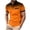 Orange, variant on lcziwo Gradient Polo Shirts for Men with Pocket 2024 Fashion Summer Casual Short Sleeve Golf T Shirts Dot Print Lapel Button Shirt Big and Tall Gray XL