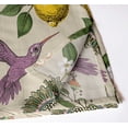 thumbnail image 2 of Vargottam Premium Cotton Muslin Napkins - Set of 12, 20-Inch Beige Bird Print, Soft and Absorbent Cloth Napkins for Dining, Decor, Weddings, and Special Occasions - Machine Washable, Table Linens, 2 of 7