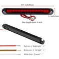 thumbnail image 3 of 15 LED Trailer Brake Tail Light, LED Bar Stop Turn Tail Lights Waterproof Assembly Brake Strip Red Light for Marine Boats Golf Cart Offroad Truck RV UTV ATV, 3 of 5