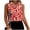 Multicolor#office tops for women trendy, variant on Dazajoo Women's Sleeveless Top Summer Casual Funny Print Collared Button Down Tank Tops Plus Size Elegant Stretch Business Office Work Blouses Multicolor,XXL