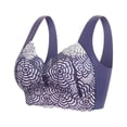 thumbnail image 1 of Timegard Lace Bras for Women Wireless Back Smoothing Full Coverage Breathable Comfort Seamless Bras, 1 of 7