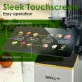 thumbnail image 3 of WHALL Cold Press Juicer Machine with Touchscreen, Slow Masticating Juicer with 4.5" Extra Large Feed Chute, Reverse Function, 3 of 3
