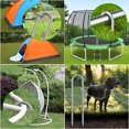 thumbnail image 3 of OK5STAR 8-Pack Trampoline Wind Stakes 16 Inch U Shaped Rebar Ground Stakes Galvanized Ground Anchors for Trampoline Security, 3 of 7