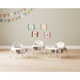 thumbnail image 2 of Foundations Secure Sitter 5" Feeding Chair 3 Pack with Removable Tray, Easy to Clean, Stackable Feeding Chairs, 2 of 5