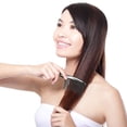 thumbnail image 3 of Wide Tooth Detangling Brush with Ergonomic Handle for Smooth Hair Care and Reduced Breakage, 3 of 3