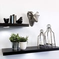 thumbnail image 2 of kieragrace Stockholm Aberg Floating Shelf w/ LED Light – Black, 36-Inch, Matte Finish, 2 of 5