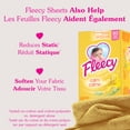 thumbnail image 4 of Fleecy Aroma Therapy Calm Dryer Sheets, Vanilla and Honey Lotus, 80 Sheets, 4 of 9