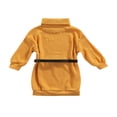 thumbnail image 4 of Robe Chandail pour Filles Bébé Hiver Automne Col Roulé Manches Longues Tricotée avec Ceinture Vert 3-4 Ans, 4 of 7