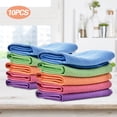 thumbnail image 1 of Product Wipes1 5/10 Pack Easy Clean Cloth 40 X 30cm Lint Microfibre Cloth Reusable Microfibre Cleaning Cloths For Glass Car Kitchen, 1 of 1