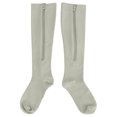 thumbnail image 2 of 1 Paire 15-20 mmHg à Bout Fermé avec Fermeture Éclair, Bas de Compression pour Femmes, Bas de Compression Jusqu'au Genou, 2 of 7