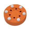 thumbnail image 2 of Siruishop Rondelle de Hockey à Roulettes Rondelle de Hockey de Rue Lisse Portable Rondelle de Hockey sur Glace Rondelle d'Entraînement pour Compétition Enfants Adultes Débutants Orange, 2 of 8
