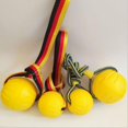 thumbnail image 2 of 1PC Indestructible Rubber Training Ball Pet Dog Toy With Carrier Rope Bite Resistant, 2 of 5