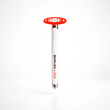 BIOFLEX Baguette de Beauté, Thérapie à la Lumière Rouge et Dispositif de Soins du Visage à DEL avec Massage Chaud, 590 Nm, 660 Nm et 850 Nm