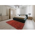thumbnail image 4 of Ahgly Company Tapis d'Intérieur Carrés Abstraits Rouges Abstraits pour Aire, 4 Pieds Carré, 4 of 6