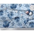 thumbnail image 3 of Soimoi Rayon Fabric Dot & Floral Artistic Fabric Prints By Yard 56 Inch Wide, 3 of 5