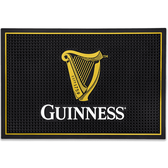 Tapis De Bar Guinness 18 x 12 Pouces Pour Comptoir De Bière Tapis De Bar En Caoutchouc
