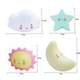 thumbnail image 2 of serony Child Decor LED Night Light Sleep Lamp Star Sun Cloud Baby Cute Gift pink cloud 1Set, 2 of 6