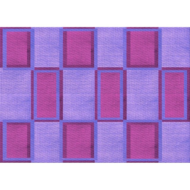 Ahgly Tapis Rectangulaire Lavable en Machine Intérieur Transitionnel Mimosa Violet, 2 Pieds x 3 Pieds