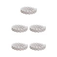 thumbnail image 1 of Thinsony Women Chic Pearl Rhinestone Stretch Bracelet Prom Wedding for Bridal White 2 Row 5Set, 1 of 6