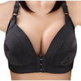 thumbnail image 4 of AherBiu Plus Size Bras for Women No Underwire Push up High Support Bras with Multi Breasted Full Coverage Seamless Bras, 4 of 4